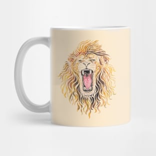 Swirly Lion Mug